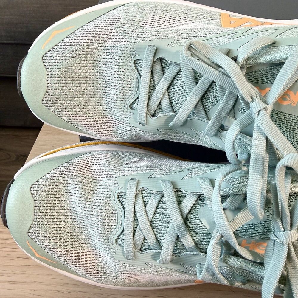 Hoka One One Challenger 8 Jade Cosmic Green Trail Running Shoes Women's 10D Wide - Picture 7 of 12